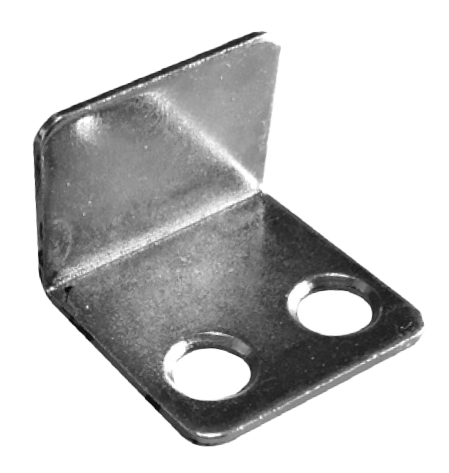 FERMASCHIENA - BACK STOPPERS - SQUADRETTE AD ANGOLO CON 2 FORI - CONNECTING FITTINGS 2 HOLES - IP13907