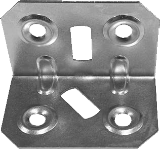 SQUADRETTE AD ANGOLO CON 6 FORI - CONNECTING FITTINGS 6 HOLES - IP21407