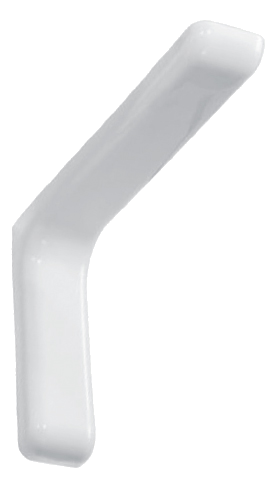 REGGIMENSOLA CON COVER E VITI TASSELLANTI - BRACKET WITH COVER AND ANCHOR SCREWS - RM11631.BI - RM11631.NE - RM11631.NO - RM11631.AR