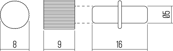 REGGICRISTALLI - GLASS SUPPORTS - REGGIPIANI - SHELF SUPPORTS - RM9631.TR