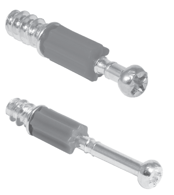 23
TIRANTI STAMPATI CON PLASTICA
DOWELS -