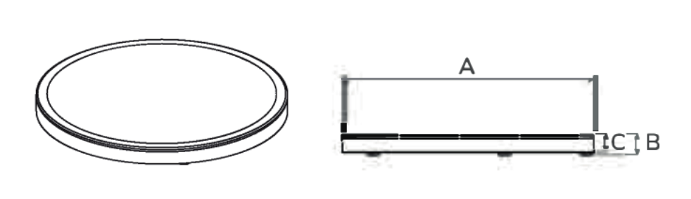 Meccanismi girevoli in plastica - MG0702 - Disegno tecnico